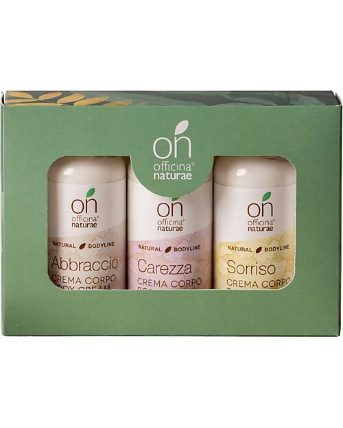 Officina Naturae Body Cream Kit - Hug/Caress/Smile - Limited Edition Body Lotions And Oils