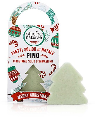 Officina Naturae Christmas Solid Dishwashing - 25 gr - Plastic-free gift idea! Home Cleaning
