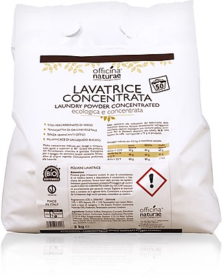Officina Naturae Dry Laundry Detergent, 3 kg - More than 50 Washing Home Cleaning