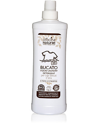 Officina Naturae Eco-friendly Laundry Liquid Handwash and Washing Machine, 1 lt - Suitable for wool and delicates Room Fragrances