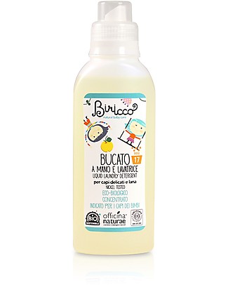 Officina Naturae Eco-friendly Laundry Liquid Handwash and Washing Machine, 500 lt - Suitable for babies clothing Home Cleaning