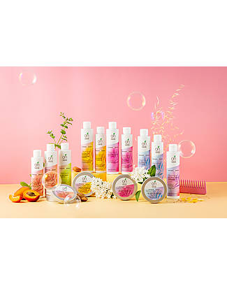 Officina Naturae Frequent Washing Shampoo - Organic Violet and Wheat Proteins - 200ml - AIAB Certified Shampoos And Bath Wash