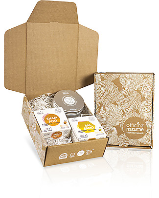 Officina Naturae Gift Box CO.SO. Hair - Solid Shampoo, Solid Moisturizer and jar Shampoos And Bath Wash