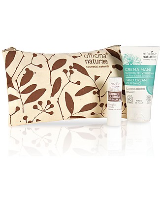 Officina Naturae Gift Box Protect me Vervain and Vanilla - 2 products and one fab travel purse! Body Lotions And Oils