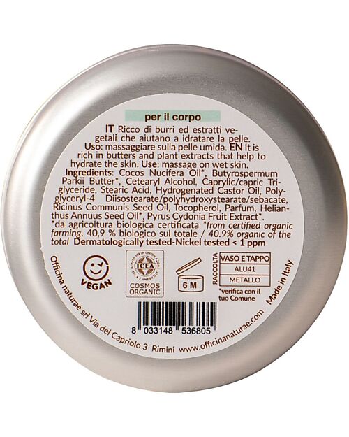 Officina Naturae Kit onYOU - Body Butter and Shower Shampoo - Limited Edition - Plastic Free Shampoos And Bath Wash