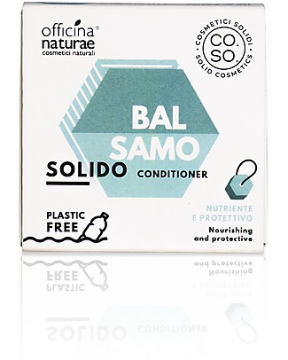 Officina Naturae Nourishing and Protecting Solid Moisturizer, 64 gr - Plastic-free! Hair Care