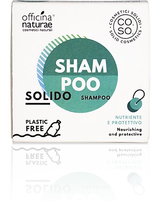 Officina Naturae Nourishing and Protecting Solid Shampoo, 64 gr - Plastic-free! Hair Care