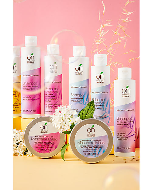 Officina Naturae Nourishing Mask for Dry Hair - Cocoa Butter Organic Coconut Oil - 150ml - AIAB Certified Hair Care