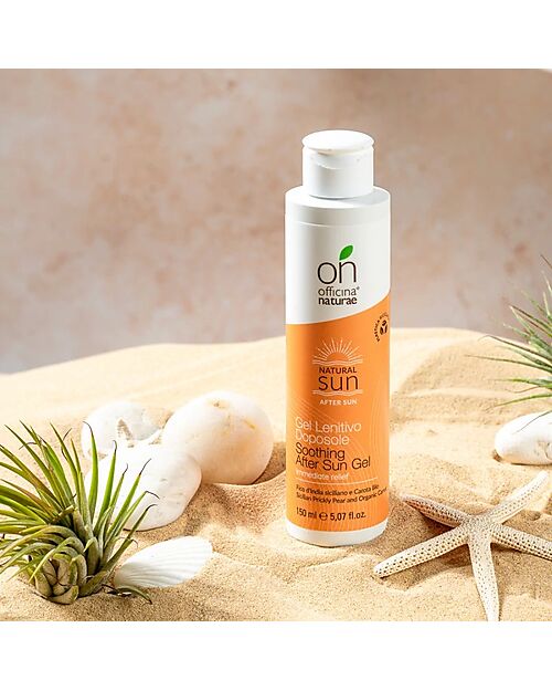 Officina Naturae onSun Soothing After-Sun Gel - 150ml - Organic Prickly Pear and Carrot Sun Screen
