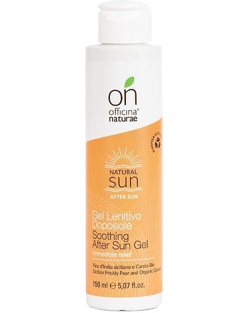 Officina Naturae onSun Soothing After-Sun Gel - 150ml - Organic Prickly Pear and Carrot Sun Screen