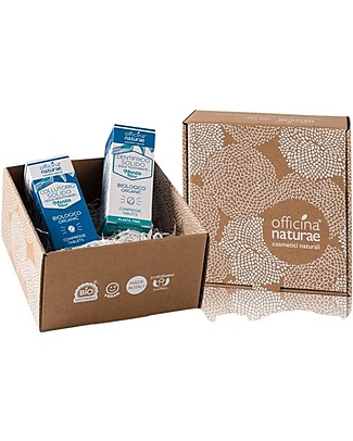 Officina Naturae Oral Menta Zero Waste Gift Box: Toothpaste in Tablets - Mouthwash in Tablets Face