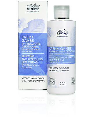 Officina Naturae Organic Red Grapevine Legs Cream, 200 ml - Relieving and refreshing Body Lotions And Oils