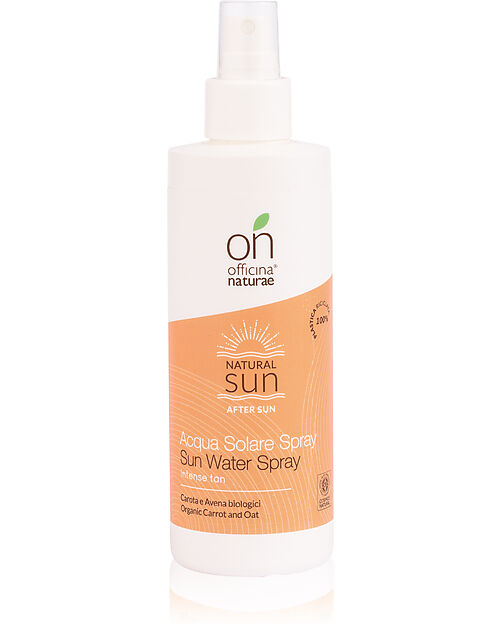 Officina Naturae Refreshing Sun Water - 200 ml - Carrot and Oat Extracts Sun Screen
