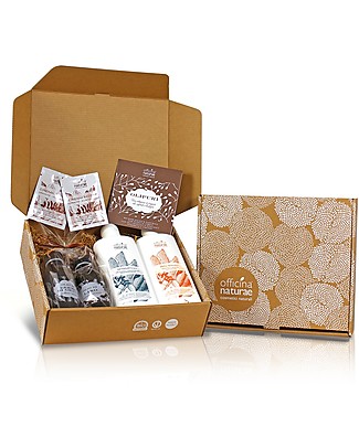 Officina Naturae Shining Hair Gift Box - 4 natural products for the beauty of your hair! Shampoos And Bath Wash