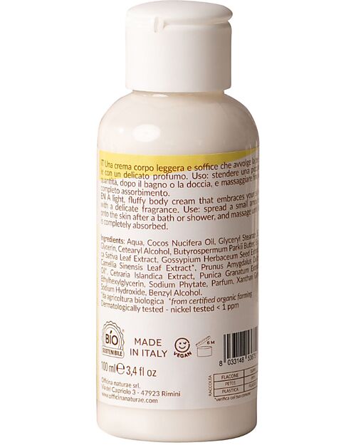 Officina Naturae Smile Body Cream - 100ml Nourishing and Invigorating - Limited Edition Body Lotions And Oils