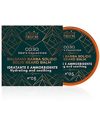 Officina Naturae Solid Beard Balm Hydrating and soothing, 65 ml - Plastic Free Face Creams