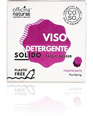 Officina Naturae Solid Face Cleanser, 50 gr - Plastic-free! Face