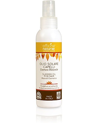 Officina Naturae Summer Oil for Hair, Protective and Nourishing - 100 ml Sun Screen