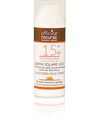 Officina Naturae Sunscreen Face Cream SPF 15, Airless - 50 ml Sun Screen
