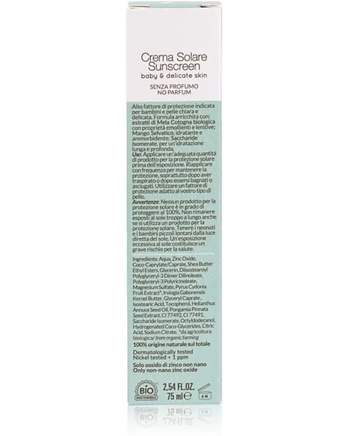 Officina Naturae Sunscreen Fluid SPF 50 for Baby - 75 ml Sun Screen