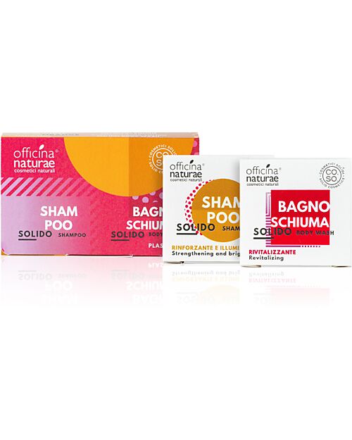 Officina Naturae The Cosini Orange - Mini Size - Shampoo and Body Wash - Strengthening and Revitalizing Shampoos And Bath Wash