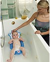 OKbaby Baby Buddy Bath Seat, Blue and White - in Slip-free Rubber! Baby Bath Tubs and Accessories