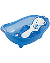 OKbaby Laguna Baby Bathtub, Blue Transparent - Wide and Spacious! Baby Bath Tubs and Accessories