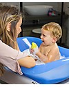 OKbaby Laguna Baby Bathtub, Blue Transparent - Wide and Spacious! Baby Bath Tubs and Accessories