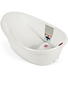 OKbaby Onda Baby Bathtub, White Pearl - Ergonomic and Compact! Baby Bath Tubs and Accessories