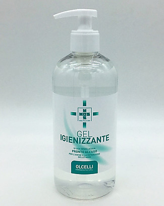 Olcelli Farmaceutici S.r.l. Hand Sanitizer Gel with Dispenser - 500 ml - Lemon Scent Hand Sanitizers
