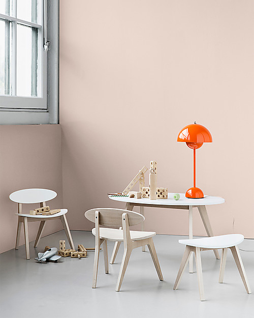 Oliver Furniture Kids Table, Ping Pong range, Oak/White Tables And Chairs