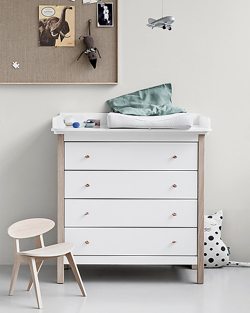 Oliver Furniture Nursery Dresser Wood Range , Natural - Removable top, also great for adults! Changing Tables