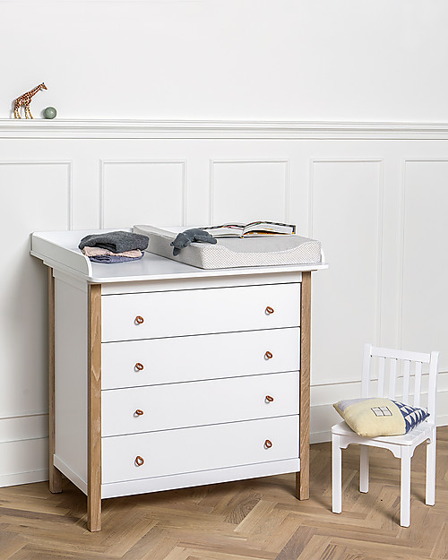 Oliver Furniture Nursery Dresser Wood Range , Natural - Removable top, also great for adults! Changing Tables