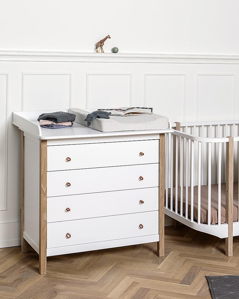 natural wood nursery dresser