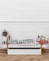 Oliver Furniture Wood Single Bed, Oak, 90x200 cm - Convertible with modular structure Convertible Beds