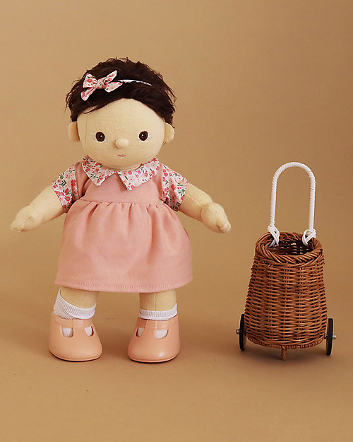 Olli Ella Aya Doll Clothes Set for Dinkum Doll - Includes Dress and Bow Dolls Accessories