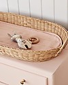 Olli Ella Bayu Baby Changing Basket with Vegan Leather Handles -71x32,4 cm - Handmade! Changing Tables