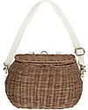 Olli Ella Chari Mama Rattan Basket - Natural - from Bag to Bike Basket! Makeup Bags and Pouches