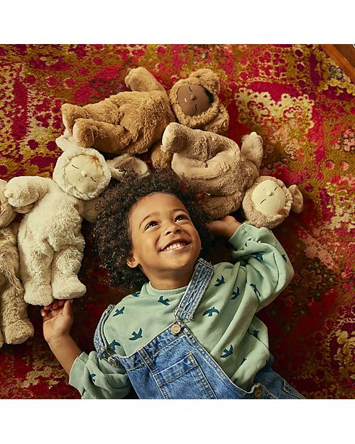 Olli Ella Cozy Dinkum Doll - Mousy Pickle - 37 cm - 100% Cotton - Brownie Dolls