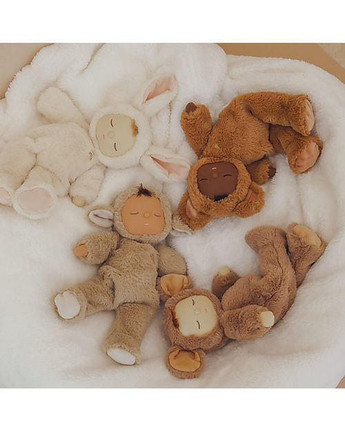 Olli Ella Cozy Dinkum Doll - Mousy Pickle - 37 cm - 100% Cotton - Brownie Dolls