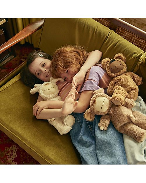 Olli Ella Cozy Dinkum Doll - Mousy Pickle - 37 cm - 100% Cotton - Brownie Dolls