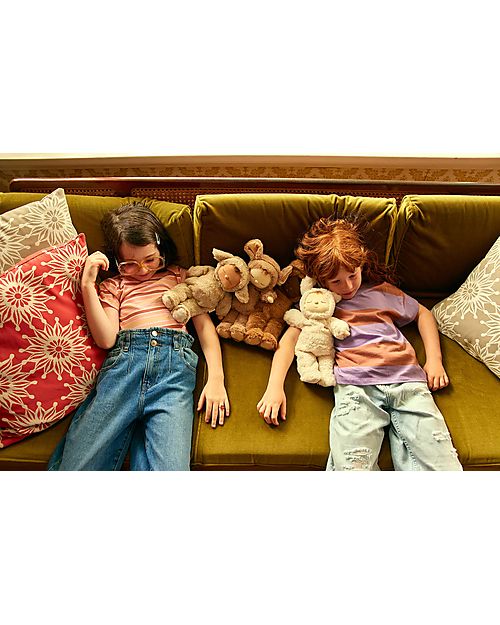 Olli Ella Cozy Dinkum Doll - Mousy Pickle - 37 cm - 100% Cotton - Brownie Dolls