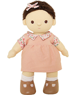 Olli Ella Dinkum Doll Aya Set - Includes Dress and Hair-Bow Dolls Accessories