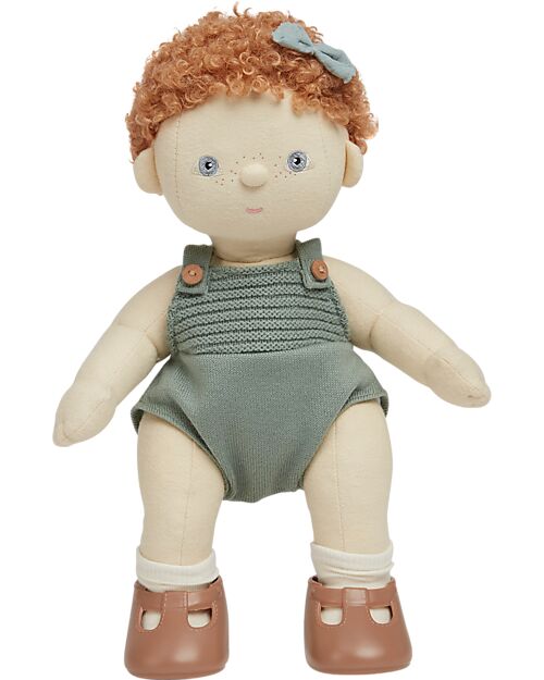 Olli Ella Dinkum Doll - Pea - 35 cm - 100% Cottone Dolls