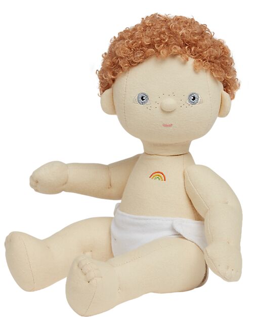 Olli Ella Dinkum Doll - Pea - 35 cm - 100% Cottone Dolls