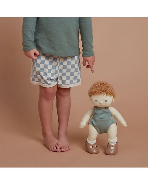 Olli Ella Dinkum Doll - Pea - 35 cm - 100% Cottone Dolls