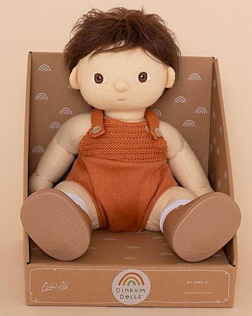 Olli Ella Dinkum Doll - Peanut - 35 cm - 100% cotton Dolls