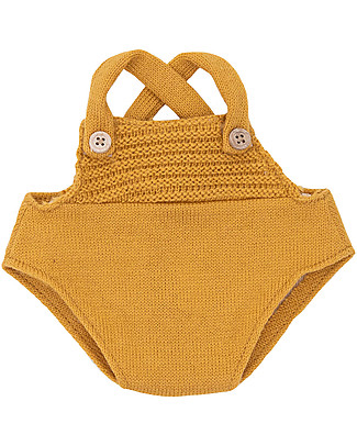 Olli Ella Dinkum Doll Single Romper - Mustard Dolls Accessories