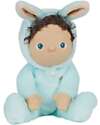 Olli Ella Dinky Dinkum Doll - Basil Bunny - Fluffle Family - Misty Blue Dolls