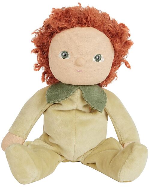 Olli Ella Dinky Dinkum Doll - Patty Pear - Green - Soft Cotton Dolls